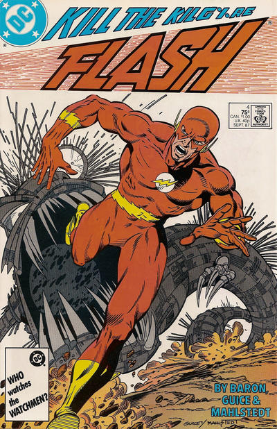 Flash 1987 #4 Direct ed. - back issue - $5.00