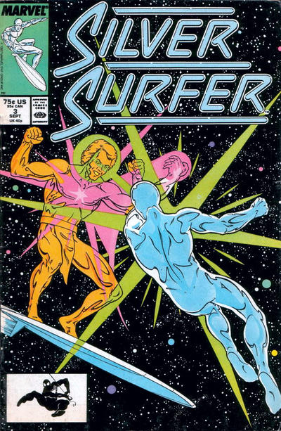 Silver Surfer #3 Direct ed. - back issue - $3.00