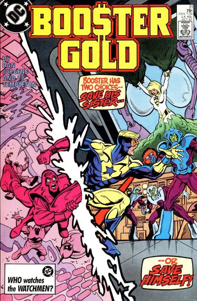 Booster Gold #21 Direct ed. - back issue - $4.00