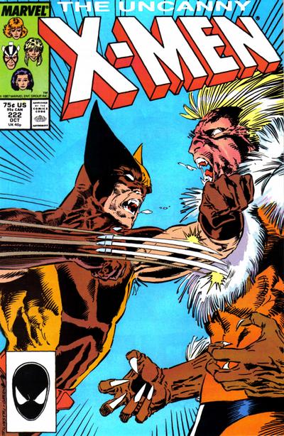 The Uncanny X-Men 1981 #222 Direct ed. - back issue - $9.00