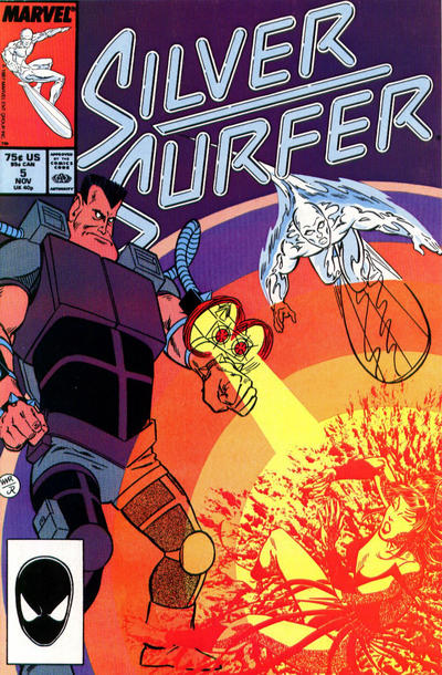 Silver Surfer #5 Direct ed. - back issue - $3.00