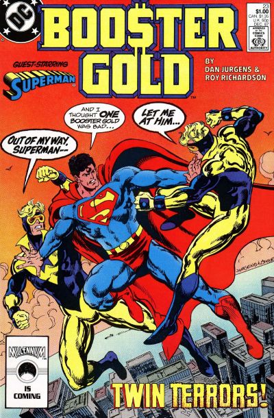 Booster Gold #23 Direct ed. - back issue - $4.00