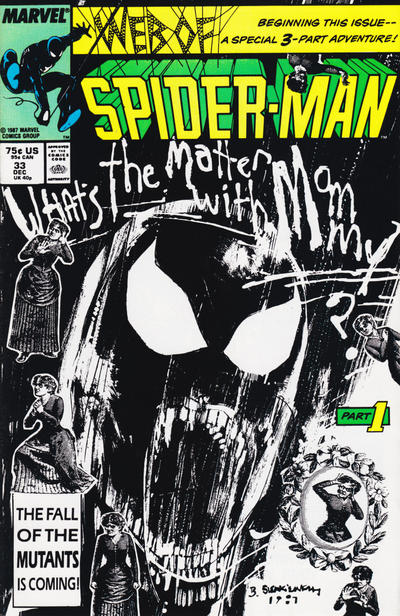 Web of Spider-Man #33 Direct ed. - back issue - $5.00