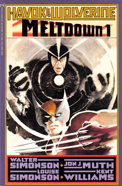 Havok & Wolverine - Meltdown 1988 #1 - back issue - $4.00