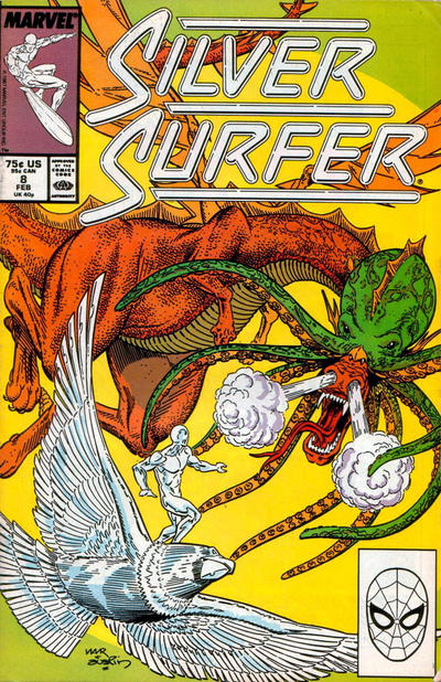 Silver Surfer 1987 #8 Direct ed. - back issue - $6.00