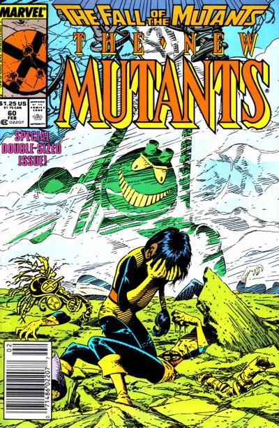 The New Mutants #60 Newsstand ed. - back issue - $4.00