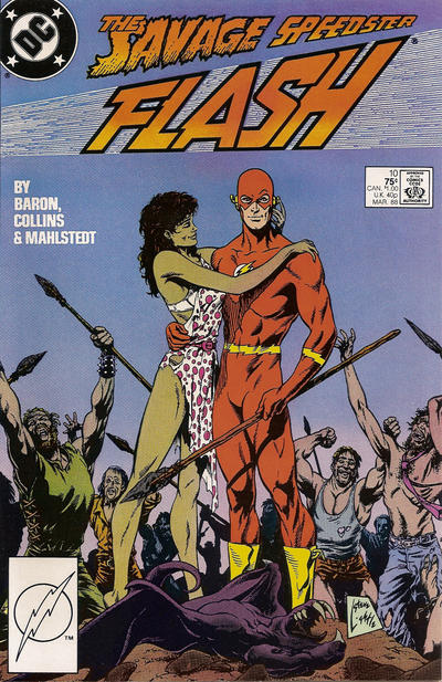 Flash 1987 #10 Direct ed. - back issue - $5.00