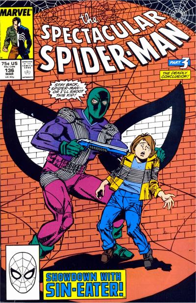 The Spectacular Spider-Man 1976 #136 Direct ed. - back issue - $4.00