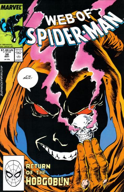 Web of Spider-Man 1985 #38 Direct ed. - back issue - $4.00