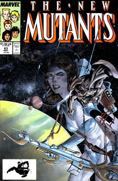 The New Mutants #63 Direct ed. - back issue - $4.00