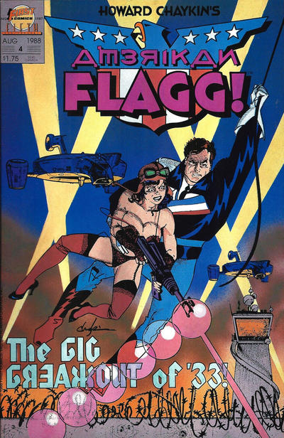 Howard Chaykin's American Flagg #4 - back issue - $4.00