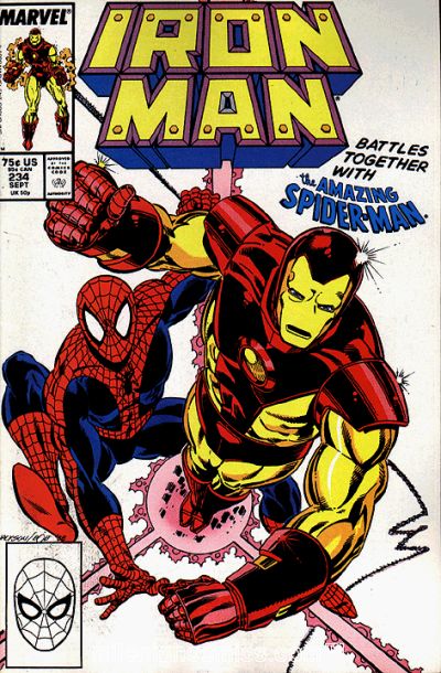 Iron Man #234 Direct ed. - back issue - $5.00