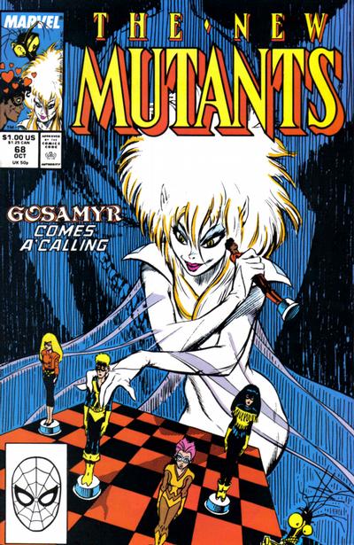 The New Mutants #68 Direct ed. - back issue - $4.00