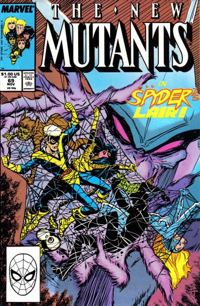 The New Mutants #69 Direct ed. - back issue - $4.00