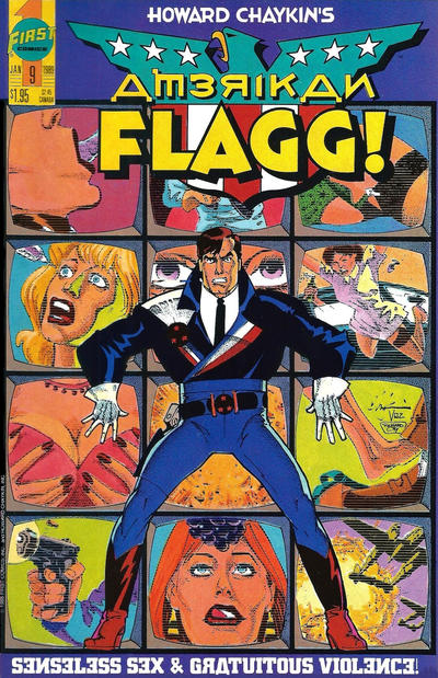 Howard Chaykin's American Flagg #9 - back issue - $4.00