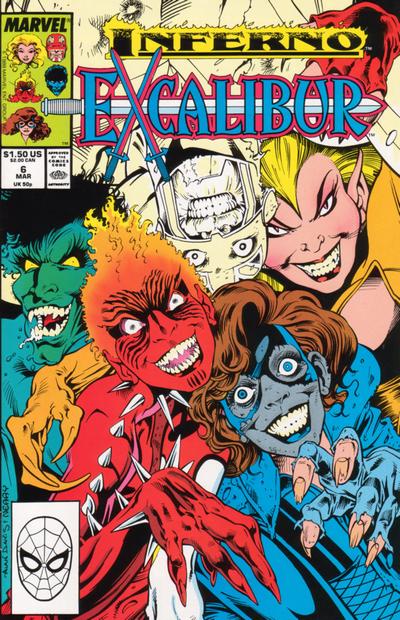 Excalibur #6 Direct ed. - back issue - $3.00