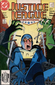 Justice League International #25 Direct ed. - back issue - $3.00