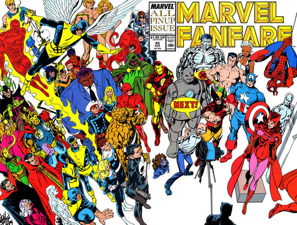 Marvel Fanfare #45 - back issue - $4.00