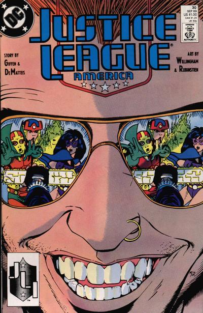 Justice League America #30 Direct ed. - back issue - $3.00