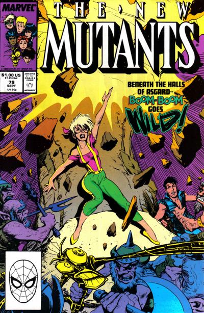 The New Mutants #79 Direct ed. - back issue - $4.00