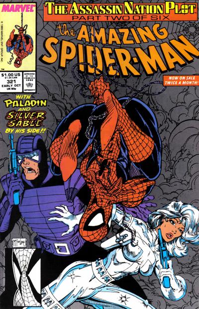 The Amazing Spider-Man #321 Direct ed. - back issue - $6.00