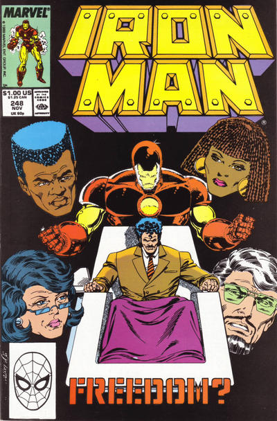 Iron Man #248 Direct ed. - reader copy - $2.00