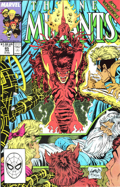 The New Mutants #85 Direct ed. - back issue - $4.00