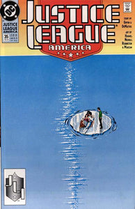 Justice League America #35 Direct ed. - back issue - $3.00