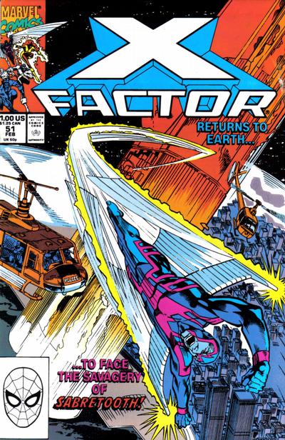 X-Factor 1986 #51 Direct ed. - back issue - $4.00