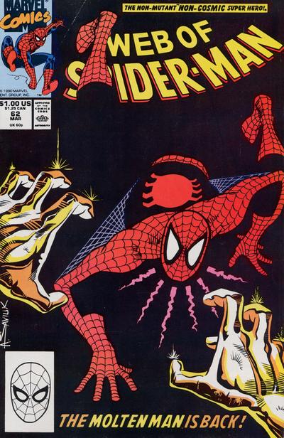 Web of Spider-Man 1985 #62 Direct ed. - back issue - $4.00