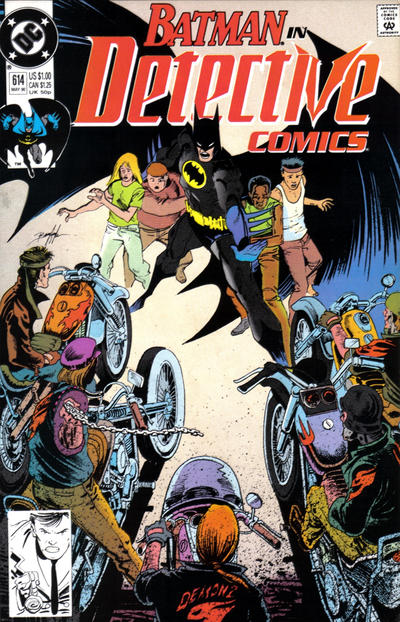Detective Comics #614 Direct ed. - back issue - $4.00