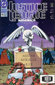 Justice League America #40 Direct ed. - back issue - $3.00