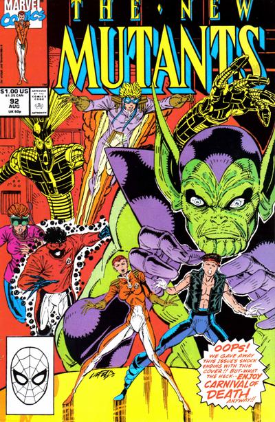 The New Mutants 1983 #92 - back issue - $4.00
