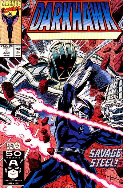 Darkhawk 1991 #4 Direct ed. - back issue - $4.00