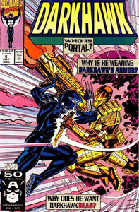 Darkhawk 1991 #5 Direct ed. - back issue - $4.00