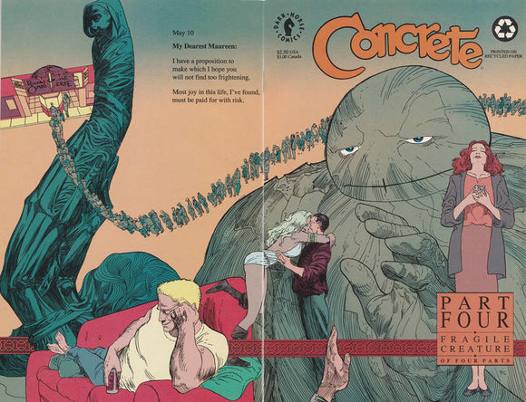 Concrete: Fragile Creature #4 - back issue - $4.00