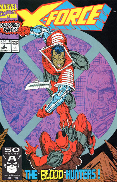 X-Force 1991 #2 Direct ed. - back issue - $13.00