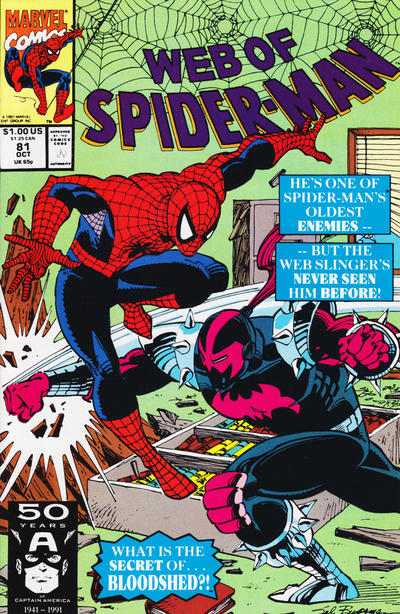 Web of Spider-Man #81 Direct ed. - back issue - $3.00