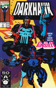 Darkhawk #9 Direct ed. - back issue - $3.00