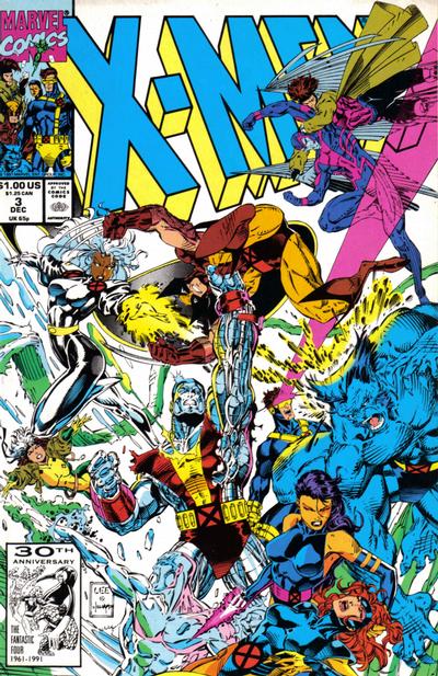 X-Men 1991 #3 Direct ed. - back issue - $4.00