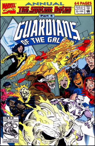 Guardians of the Galaxy Annual 1991 #2 Direct ed. - back issue - $4.00