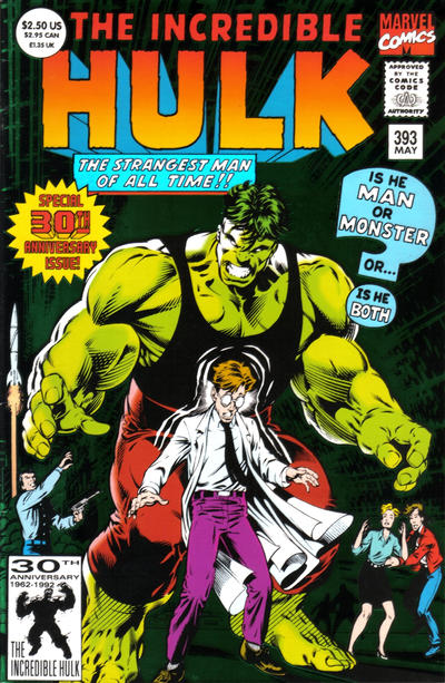 The Incredible Hulk #393 Direct ed. - back issue - $4.00