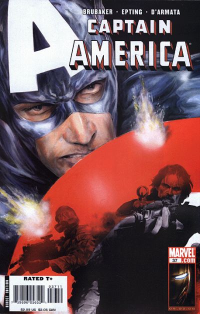 Captain America #37 Direct Edition - back issue - $4.00