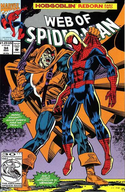 Web of Spider-Man #94 Direct ed. - back issue - $3.00