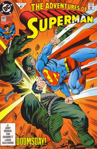 Adventures of Superman 1987 #497 Direct ed. - back issue - $5.00