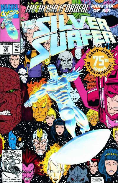 Silver Surfer 1987 #75 Direct ed. - back issue - $7.00