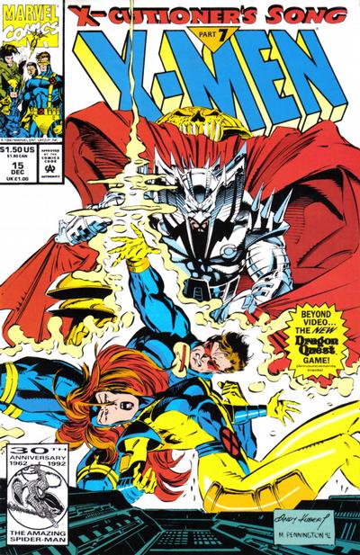X-Men 1991 #15 Direct ed. - back issue - $4.00