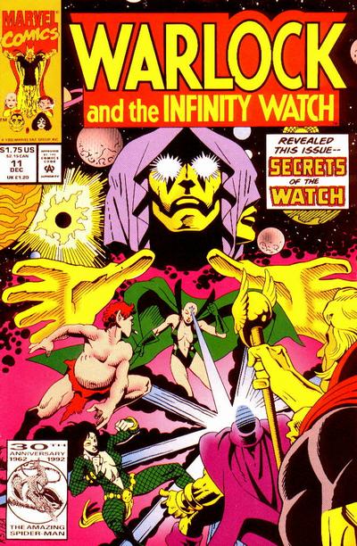 Warlock and the Infinity Watch 1992 #11 Direct ed. - back issue - $4.00