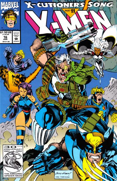 X-Men 1991 #16 Direct ed. - back issue - $4.00