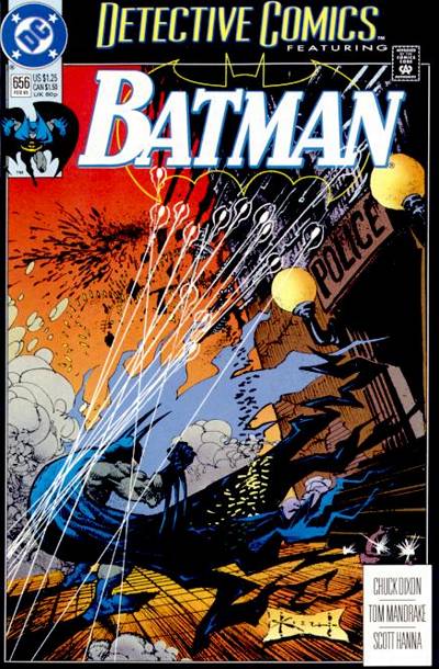 Detective Comics #656 Direct ed. - back issue - $4.00